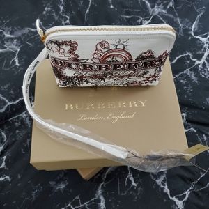 Burberry London England Pattern Large Wristlet